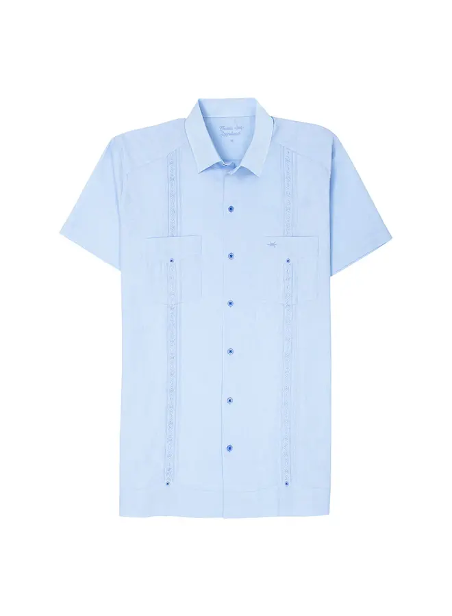 Tejas Guayabera Sky Blue