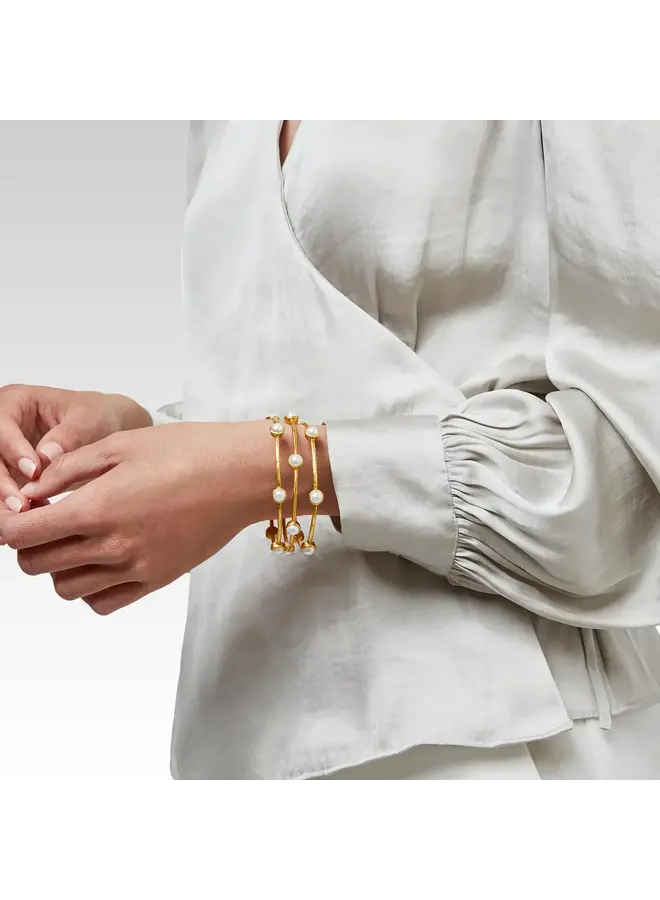 Milano Luxe Bangle Pearl