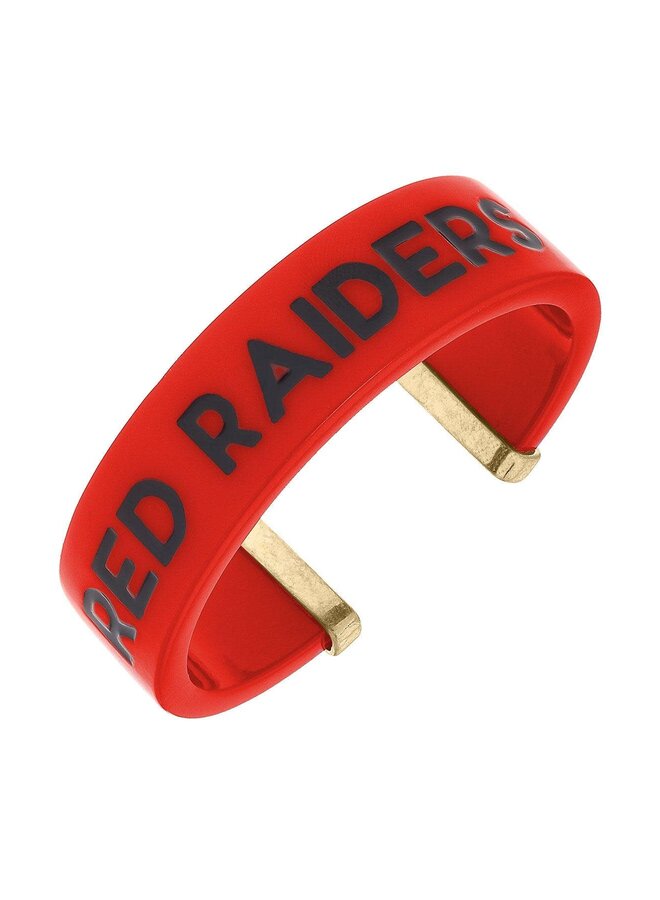 Texas Tech Red Raiders Resin Cuff Bracelet