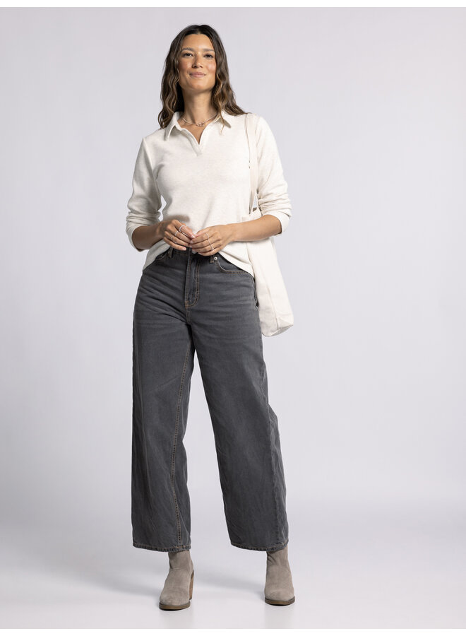 Alaine Top Heather Oatmeal