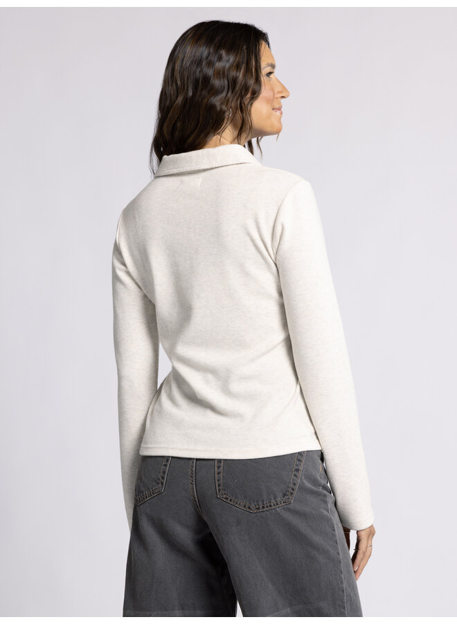 Alaine Top Heather Oatmeal