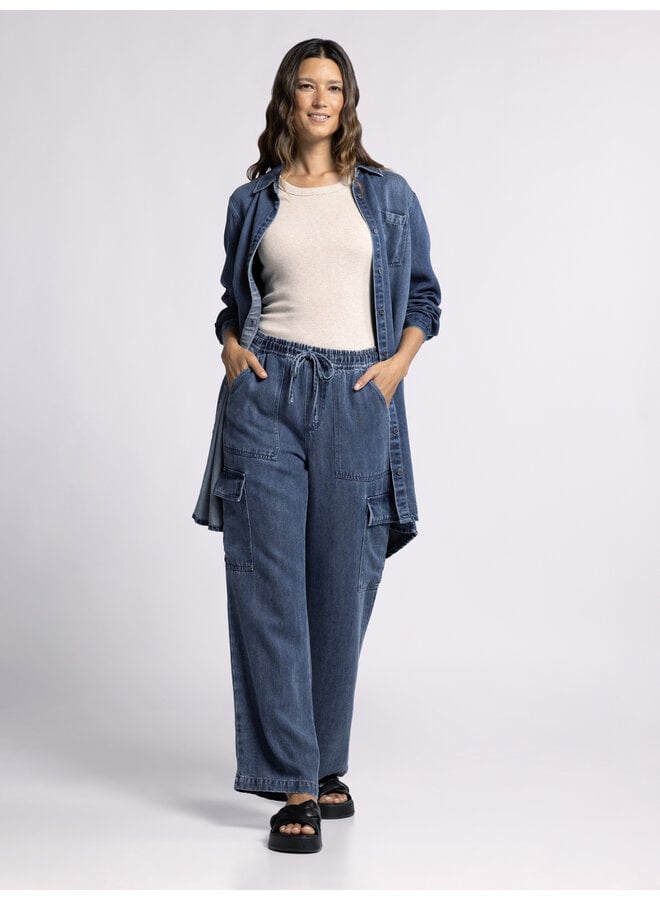 Rhoda Pants Dark Denim Wash