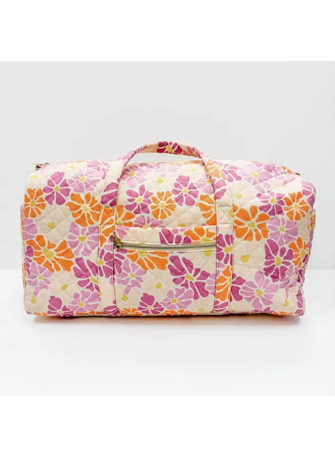 Flower Pattern Duffle Bag