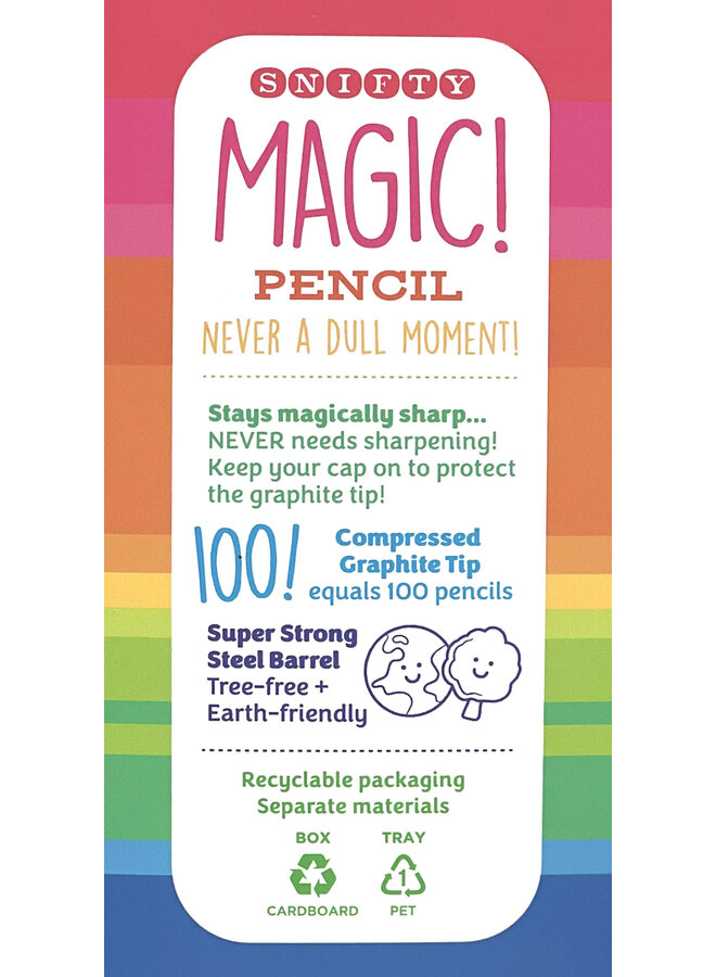 Magic Pencil & Eraser Set Red