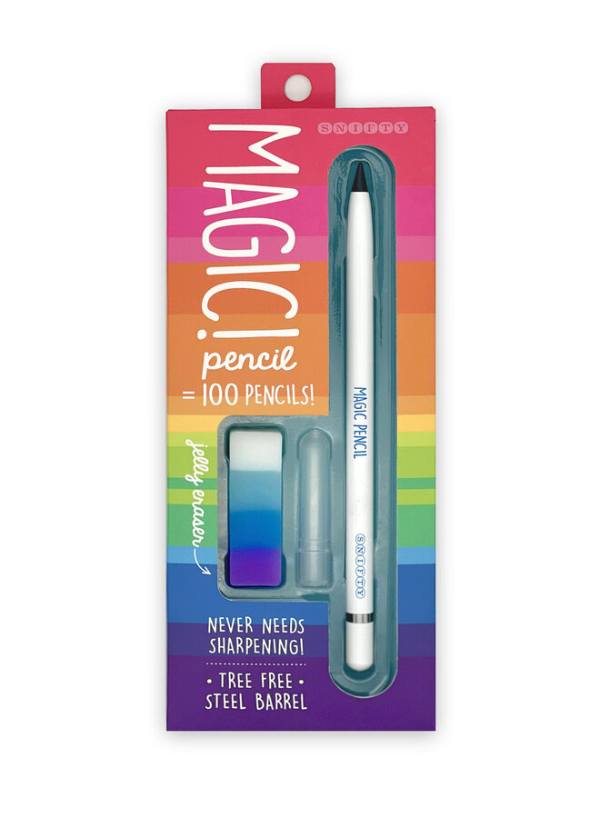 Magic Pencil & Eraser Set White