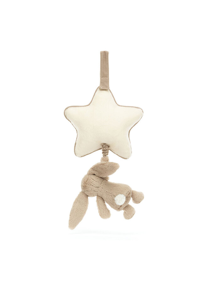 Bashful Beige Bunny Musical Pull
