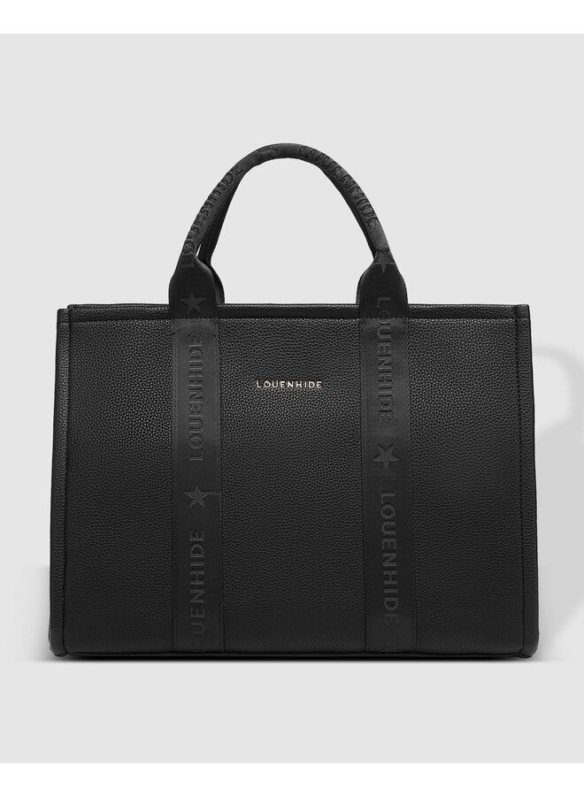 Manhattan Logo Tote Bag Black