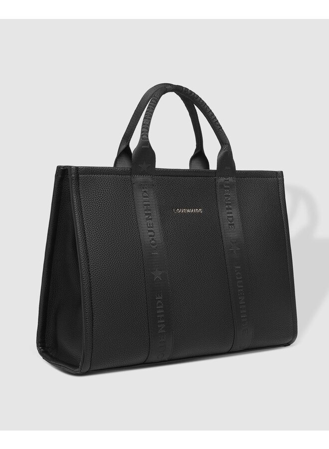 Manhattan Logo Tote Bag Black