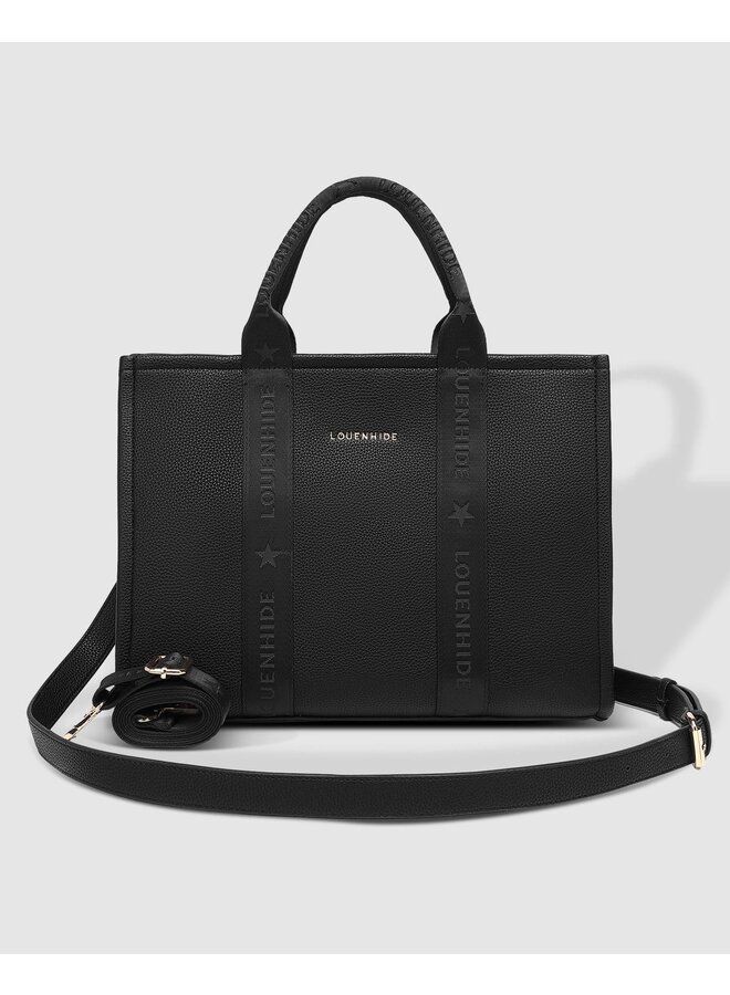 Manhattan Logo Tote Bag Black