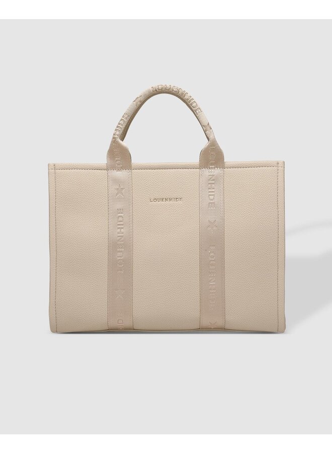 Manhattan Logo Tote Bag Biscotti