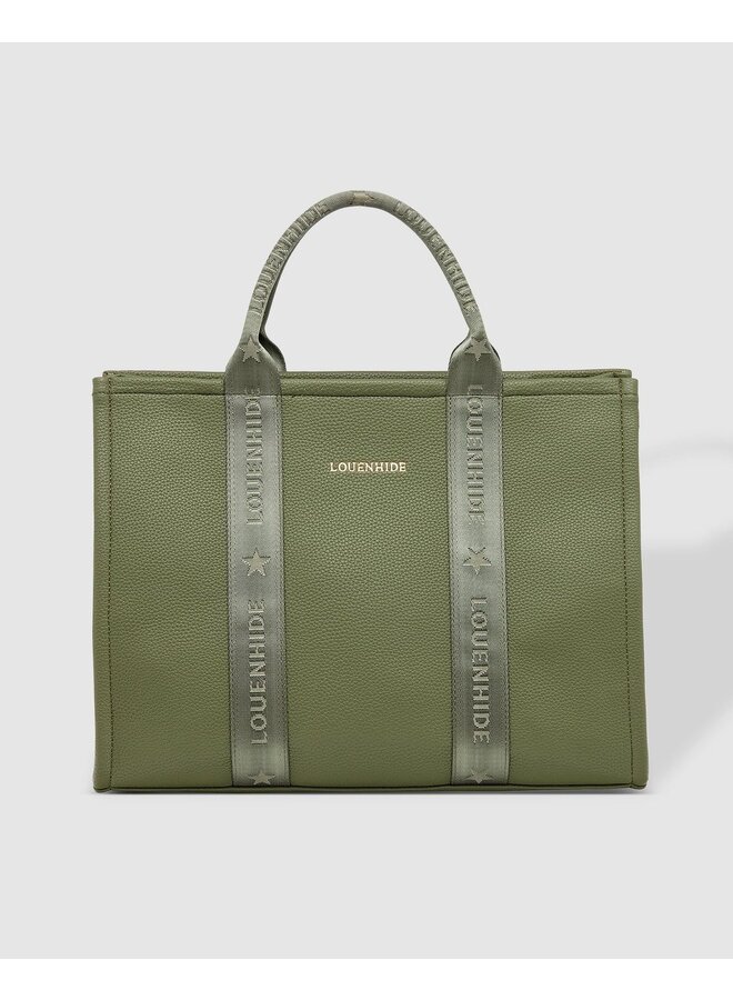 Manhattan Logo Tote Bag Khaki