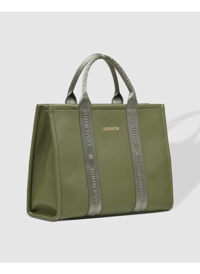 Manhattan Logo Tote Bag Khaki