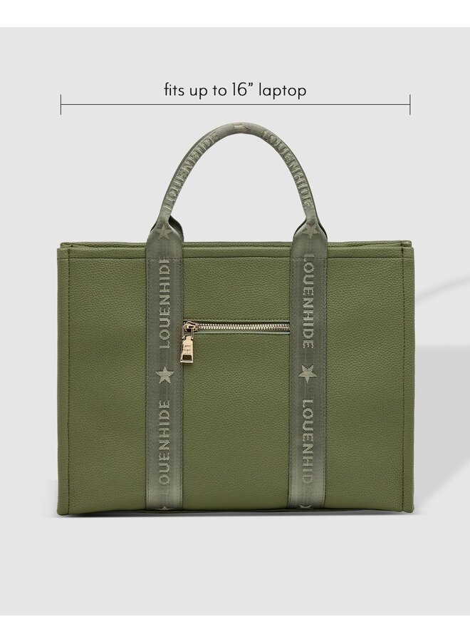 Manhattan Logo Tote Bag Khaki