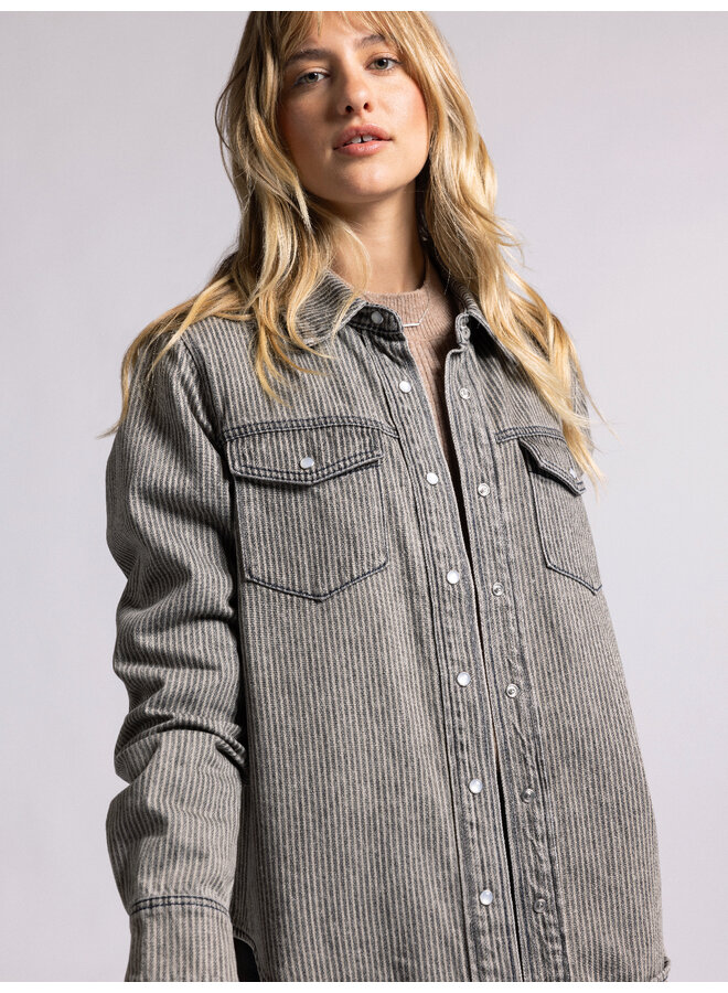 Pippin Jacket Black Stripe