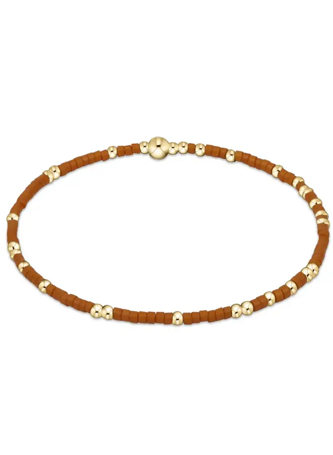 Hope Unwritten Game Day Bracelet Burnt Orange