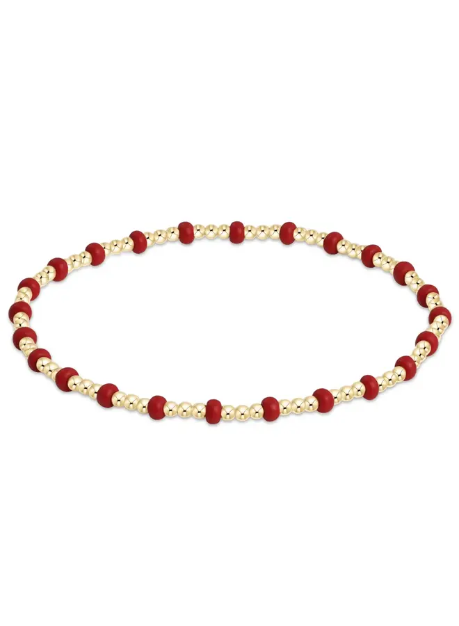 Game Day Hope Gold Sincerity Bracelet Crimson