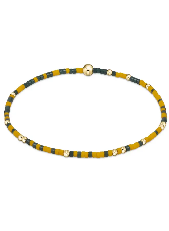 Game Day Bracelet Green/Golden Yellow