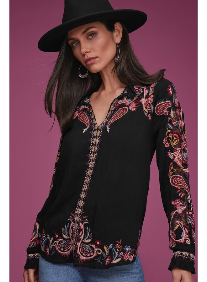 Simone Blouse Black