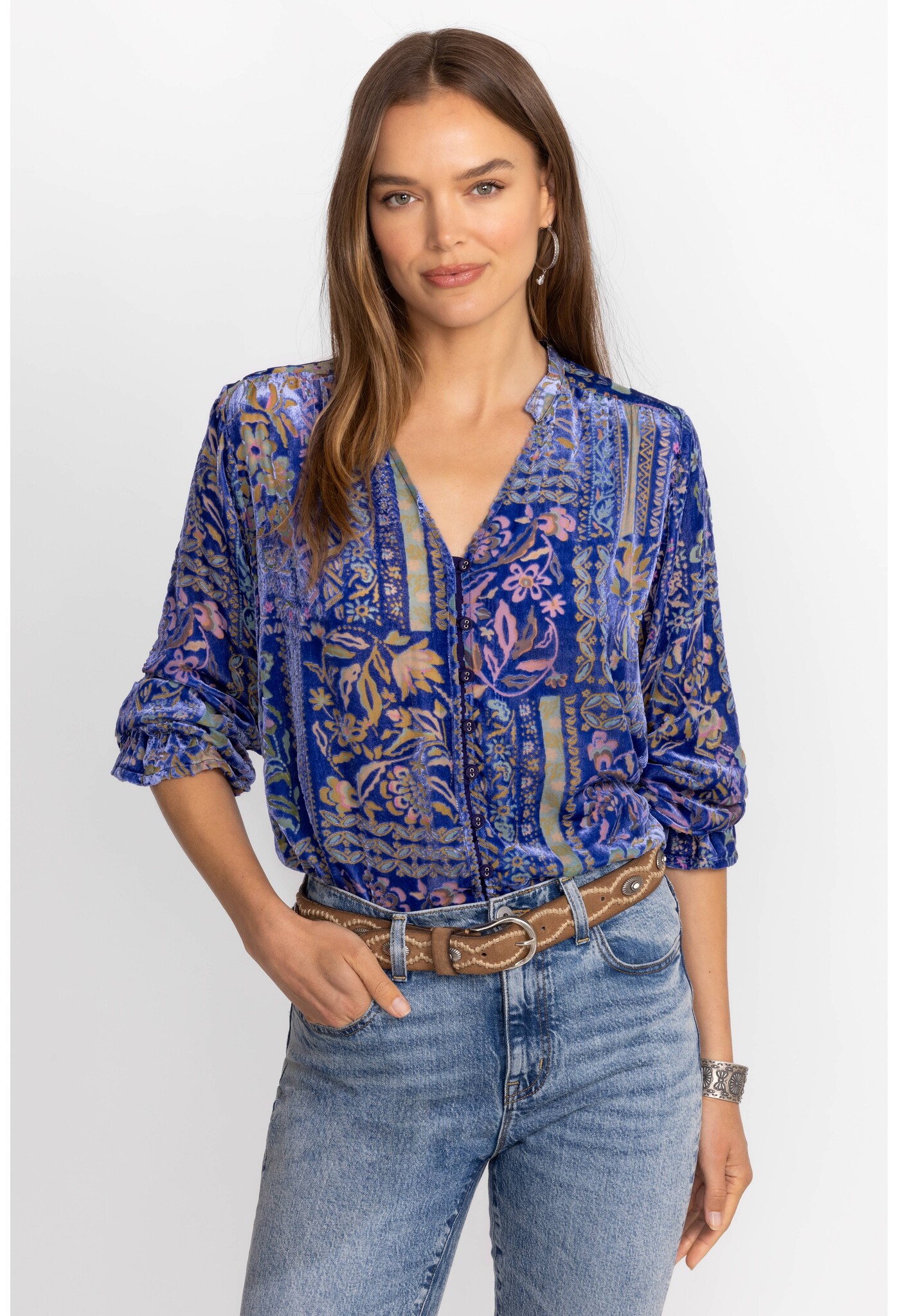 Carousel Burnout Blouse