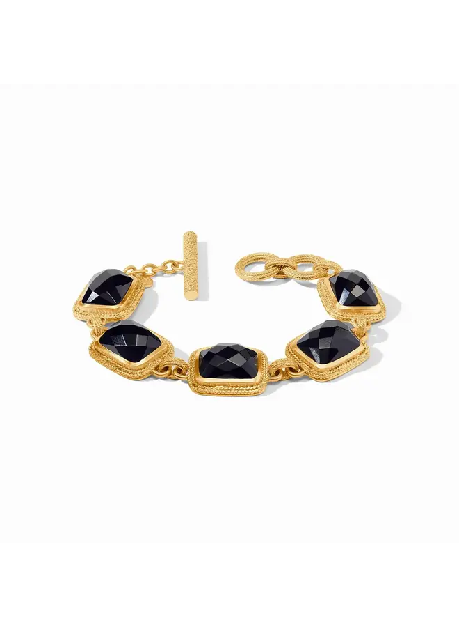 Cheval Stone Bracelet Obsidian Black