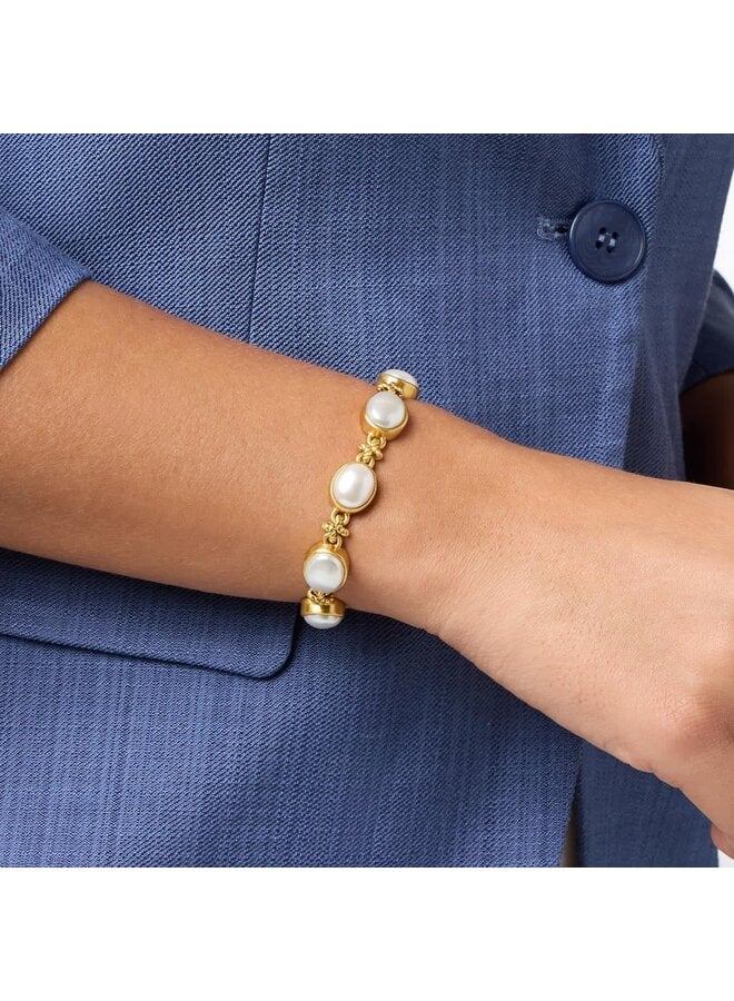 Nassau Demi Stone Bracelet Pearl