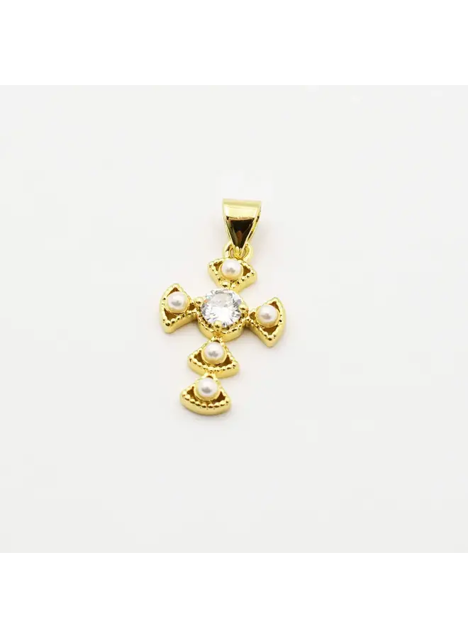 Petite Cross Charm