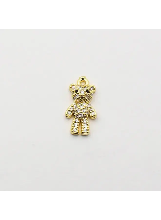 Gold Bear Charm