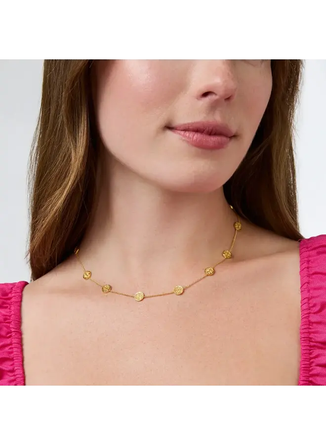 Valencia Delicate Station Necklace