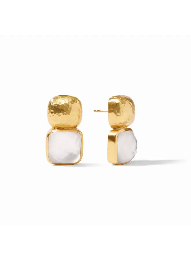 Catalina Earring Iridescent Clear Crystal