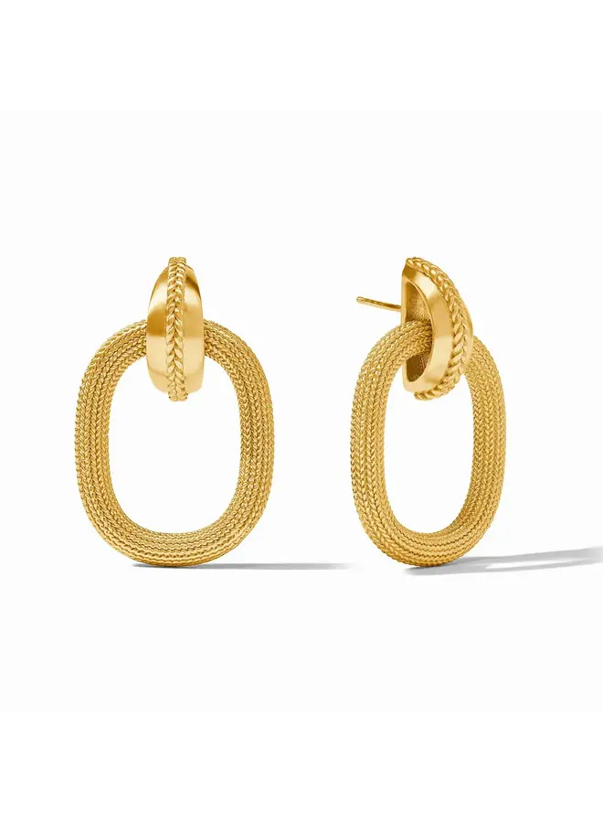 Cheval Doorknocker Earring Gold