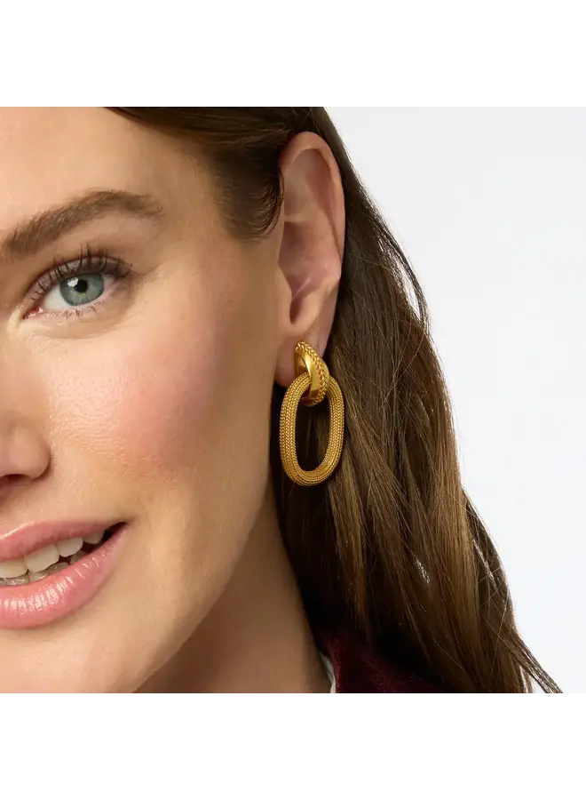 Cheval Doorknocker Earring Gold