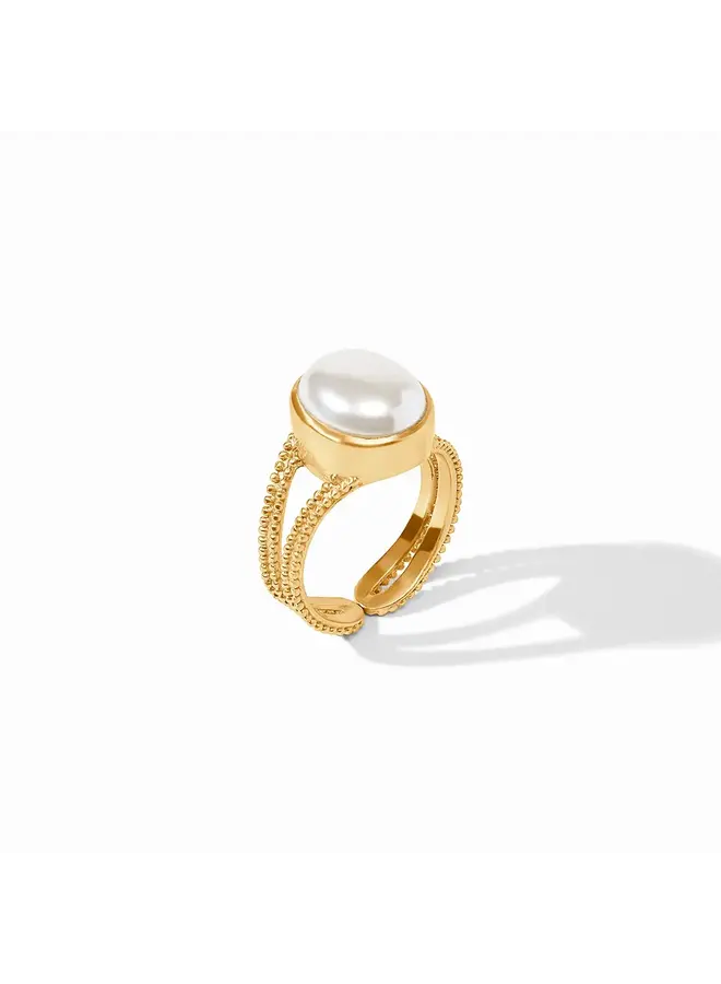 Cabochon Ring Pearl Size 7