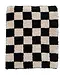 Bliss Checkerboard Blanket Black/Cocoa