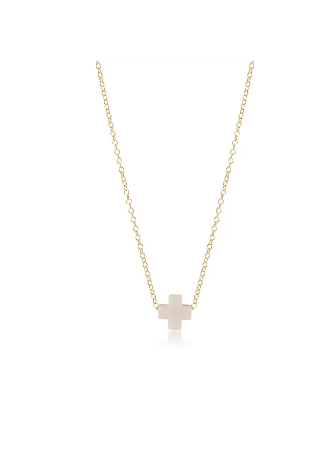 16" Signature Cross Necklace