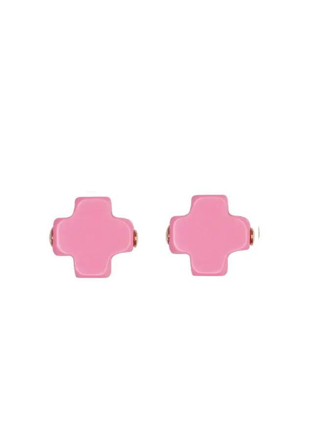 Signature Cross Stud Earrings