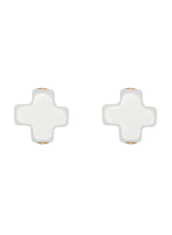 Signature Cross Stud Earrings