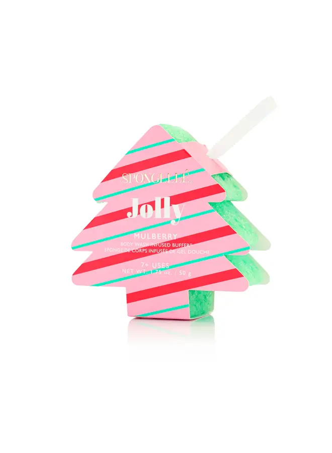 Holiday Tree Ornament Buffer Jolly - Mulberry