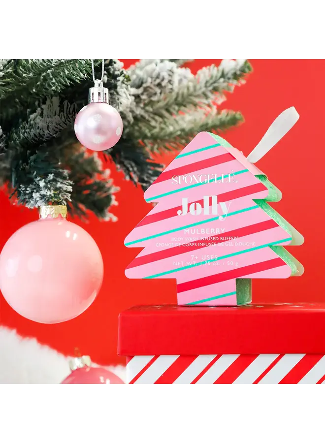 Holiday Tree Ornament Buffer Jolly - Mulberry