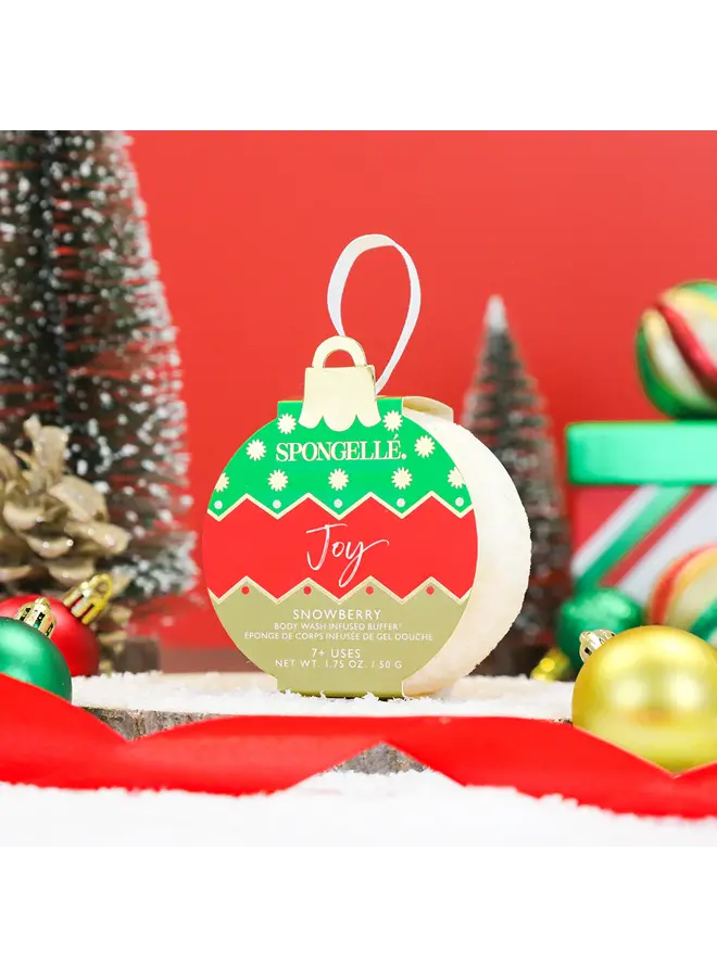 Holiday Ornament Buffer Joy - Snowberry