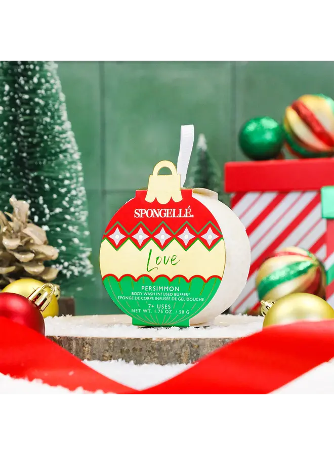 Holiday Ornament Buffer Love - Persimmon