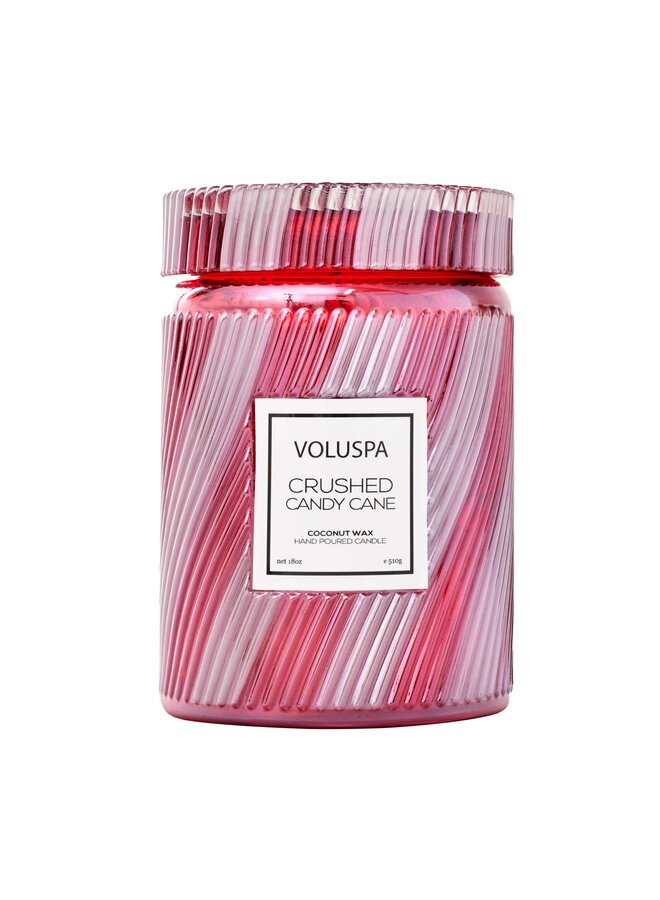 Crushed Candy Cane 18oz Large Jar Candle