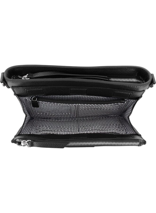 Jordyn Cross Body Organizer Black