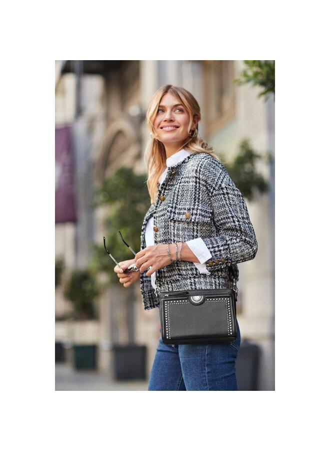 Jordyn Cross Body Organizer Black