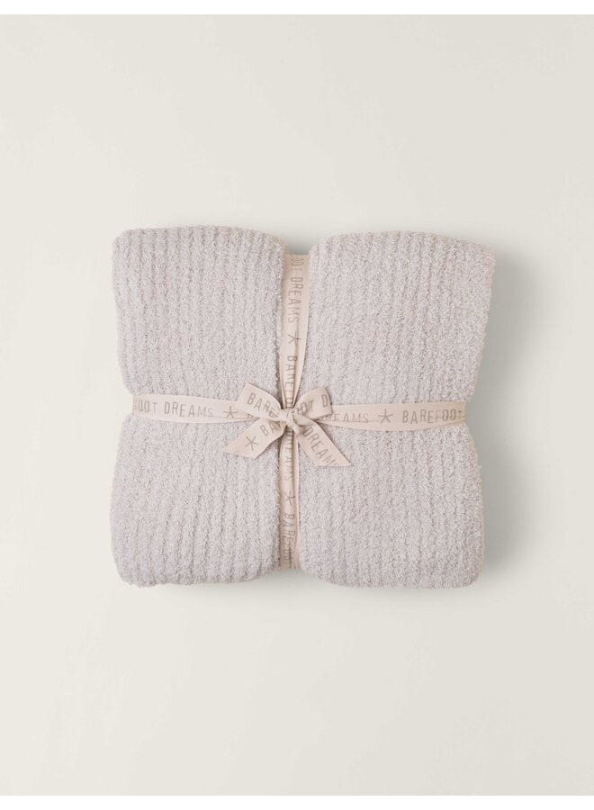 CozyChic Ribbed Bed Blanket Stone King