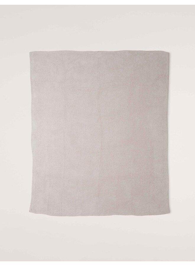CozyChic Ribbed Bed Blanket Stone King