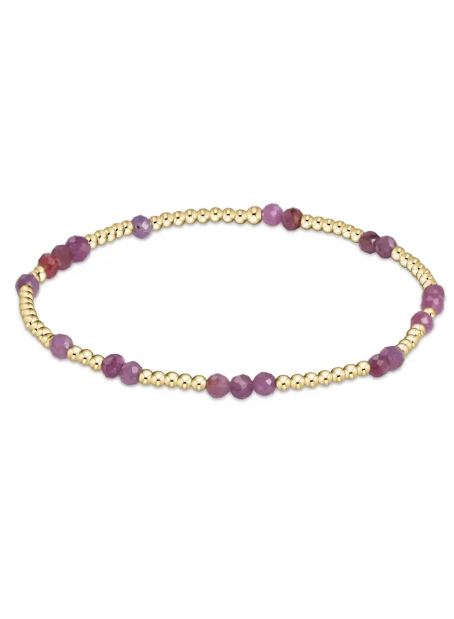 Hope Unwritten Gemstone Bracelet Ruby