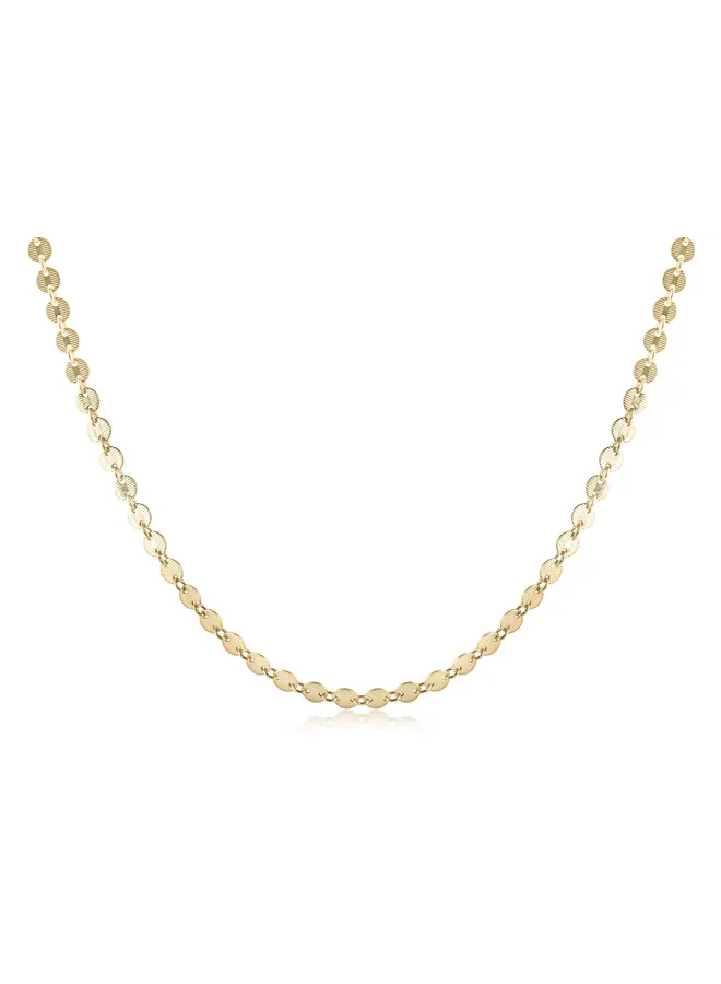 17" Choker Infinity Chic Chain Gold