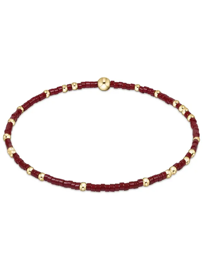 Hope Unwritten Game Day Bracelet Wine