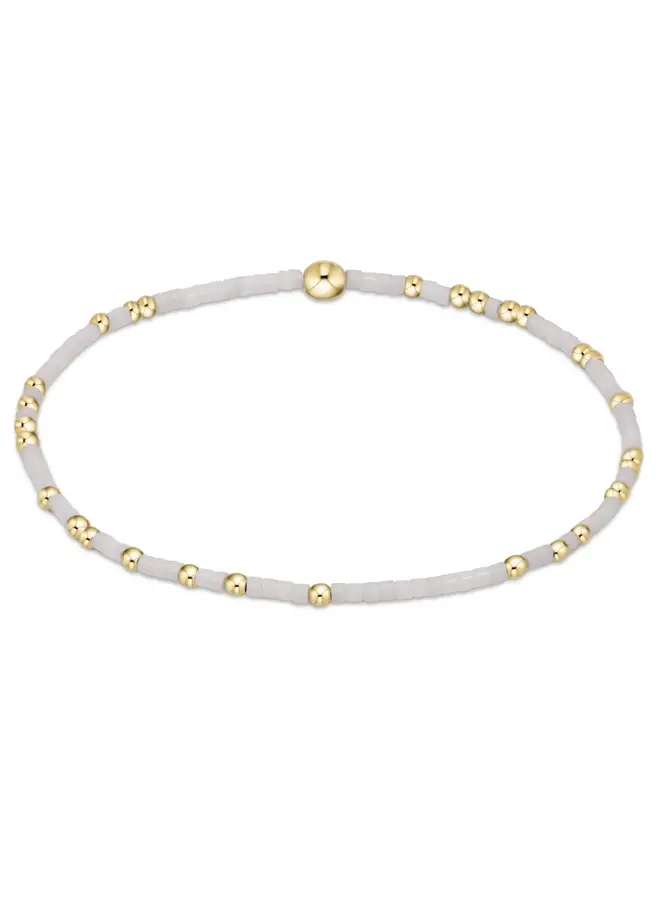 Hope Unwritten Game Day Bracelet White