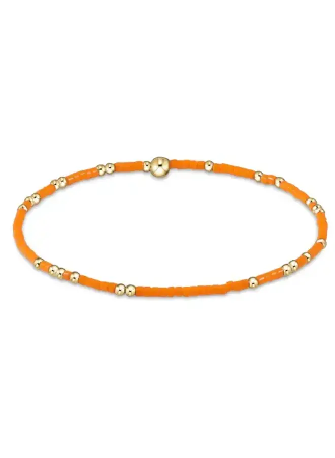 Hope Unwritten Game Day Bracelet Bright Orange